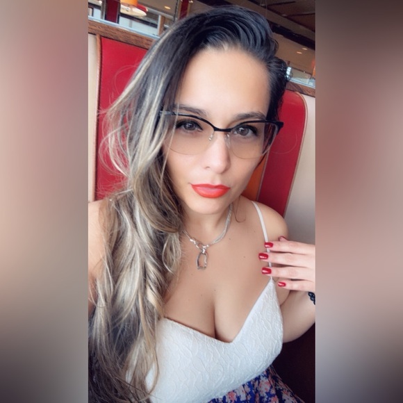 Dresses & Skirts - Wearing one of my purchased outfits from an awesome live show seller. ⭐️💕⭐️